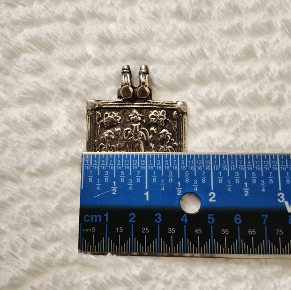 Antique Sterling Silver Hoi Mata Tribal Pendant